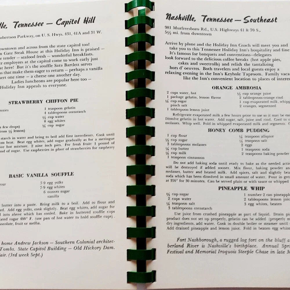 Vintage 60s Cookbook Cooking The Holiday Inn Way